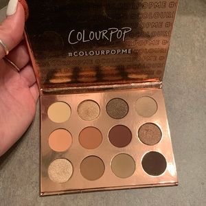 ColourPop golden nudes eyeshadow palette
